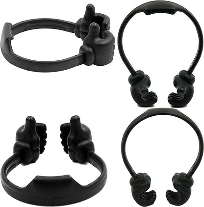 Honsky Thumbs-up Cell Phone Stand Holder, Tablet Stand Cradle for Desk Desktop Smartphone Cellphone Mobile Phone Tablets – Universal Adjustable Flexible, Black