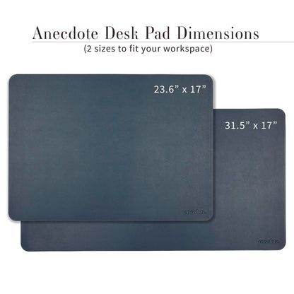 ANECDOTE Vegan Leather Desk Pad - 23.6"x17" Desk Mat for Your Office. This Quality Large Mouse Pad has Chic Elegance, Professional Look & Satisfying Touch - The Perfect Leather Mouse Pad for You!