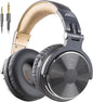 OneOdio Wired Over Ear Headphones Studio Monitor & Mixing DJ Stereo Headsets with 50mm Neodymium Drivers and 1/4 to 3.5mm Jack for AMP Computer Recording Podcast Keyboard Guitar Laptop - Grey