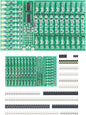 Soldering Practice Kit DIY Two-sided SMT 3-row White Red LED SMD Circuit Kit Learn Soldering Kit For Beginners