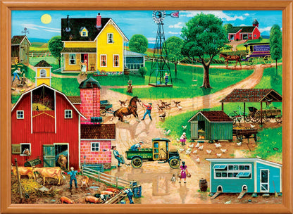 MasterPieces 500 Piece EZ Grip Jigsaw Puzzle for Adults, Family, Or Youth - After The Chores - 19.25"x26.75"