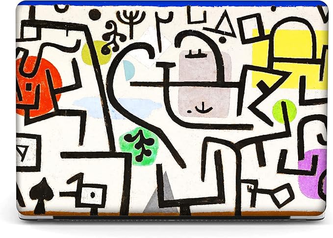 Compatible with MacBook Pro 13 inch Art Case Skin, 2022, 2021, 2020-2016 Release A2289/A2251/A2338 M1 Abstract Hard Shell with Keyboard Cover & Screen Protector (Picture of A Journey by Paul Klee)