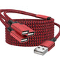 POHFP 3.3FT USB A Male to 3 Female Extension Cable, Silver