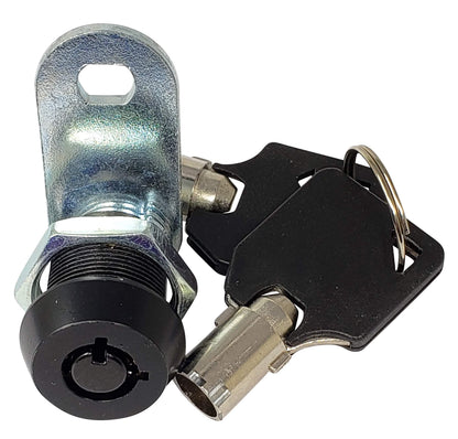 5/8" Tubular Cam Lock (1 Pack-90° Black) RV, Toolbox, Cabinet Replacement