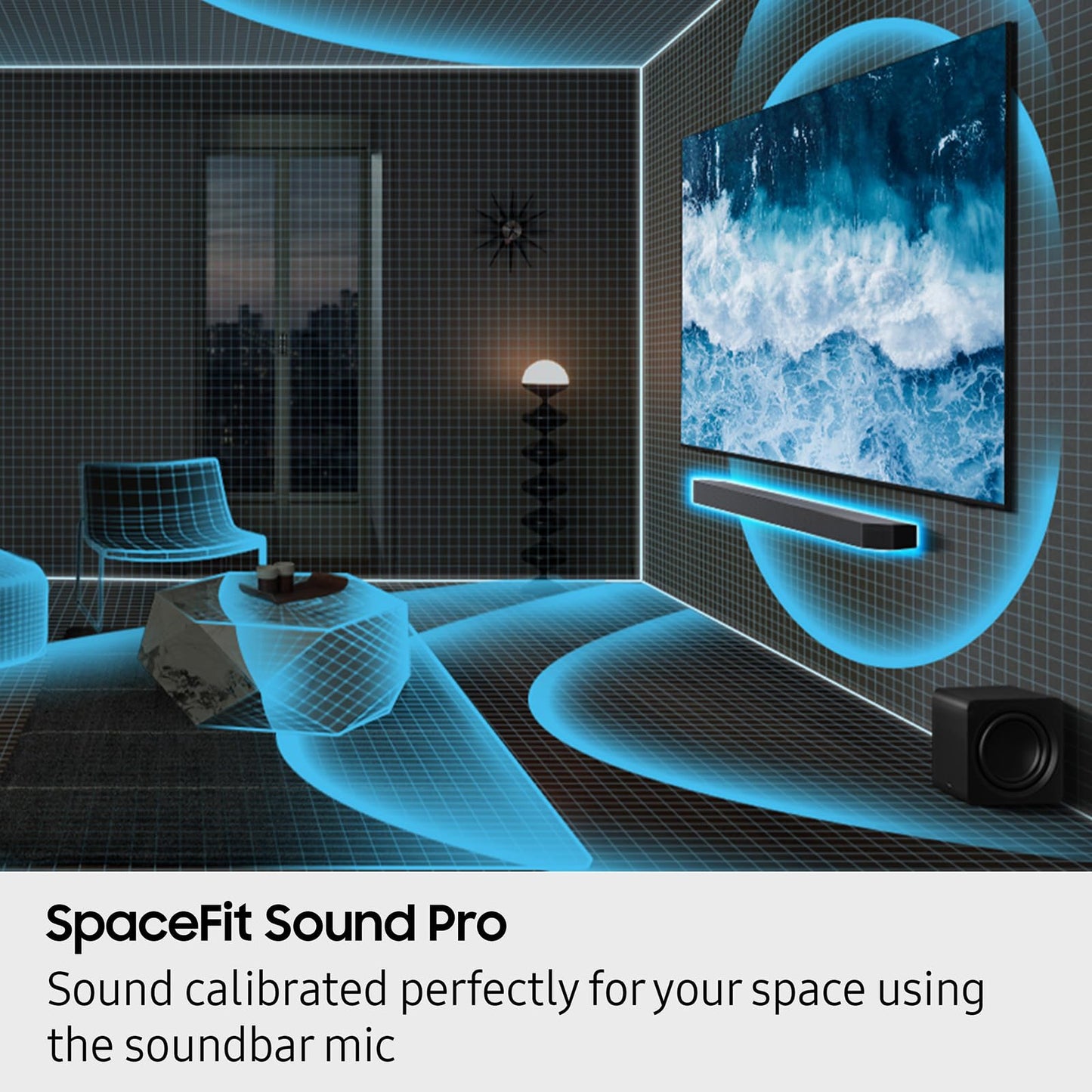 Samsung Q800F 5.1.2ch Q Series Soundbar + Subwoofer, Wireless Dolby Atmos, Q-Symphony, Game Mode Pro, Smart Integration (HW-Q800F, 2025)