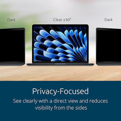 Kensington MP15 Magnetic MacBook Air Privacy Screen for 15 inch MacBook Air (2023-2024, M2, M3), Removable Laptop Privacy Filter, Anti Glare Blue Light MacBook Mac Screen Protector