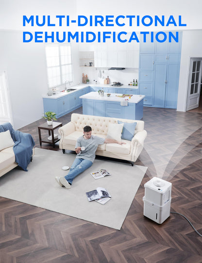 Midea Cube 20 Pint Dehumidifier for Basement, 1,500 Sq. Ft, Energy star