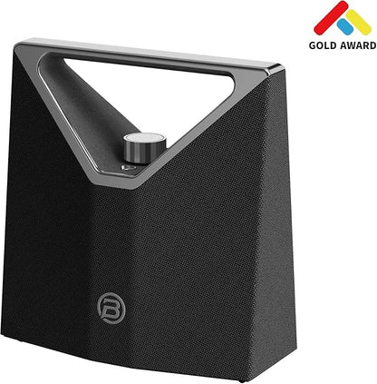 BUGANI Bluetooth Speaker Loud 80W,Waterproof Large Bluetooth Speaker Subwoofer Hi-Res Audio, 12H Playtime Party Outdoor Speakers for Camping,Beach, Gray