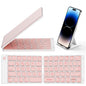 Samsers Ultra Slim Foldable Bluetooth Keyboard for Phone Tablet PC, Pink
