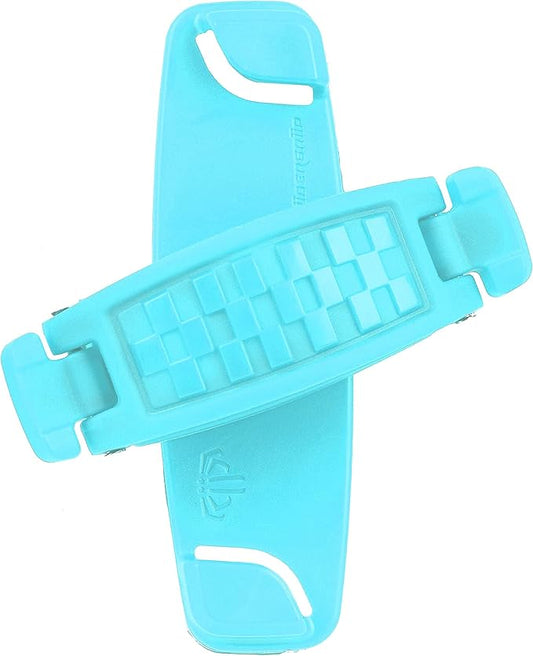 SpiiderGriip 360 Rotating Phone Grip – Flat-Fold Kickstand & Secure Strap – Works with iPhone, Android, Tablets & Cases – Comfortable & Durable (Aqua)