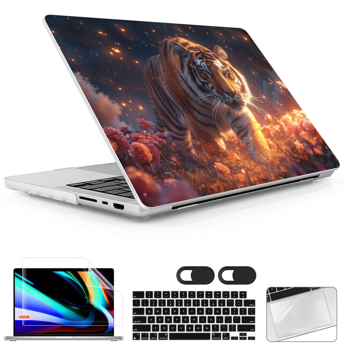 Lepeoac Case for 2026-2021 MacBook Pro 16-inch M5/M4/M3/M2/M1, DJ Turntable