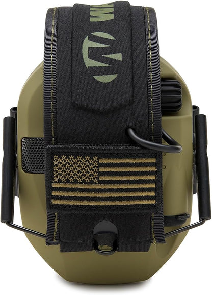 Walker's Razor Slim Ultra Low Profile Compact Design Adjustable Range Shooting Hunting Hearing Protection Electronic Earmuffs