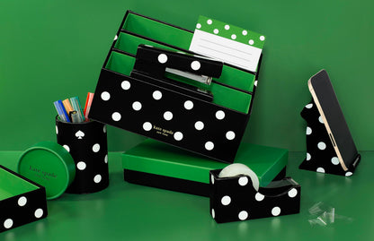 kate spade new york Acrylic Phone Holder, Polka Dot Cat