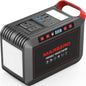 MARBERO 200W Portable Power Station 148Wh Camping Solar Generator Laptop Power Bank with AC Outlet 110V, DC, USB QC3.0, LED Flashlights for CPAP Home Outdoor Trip Emergency Backup