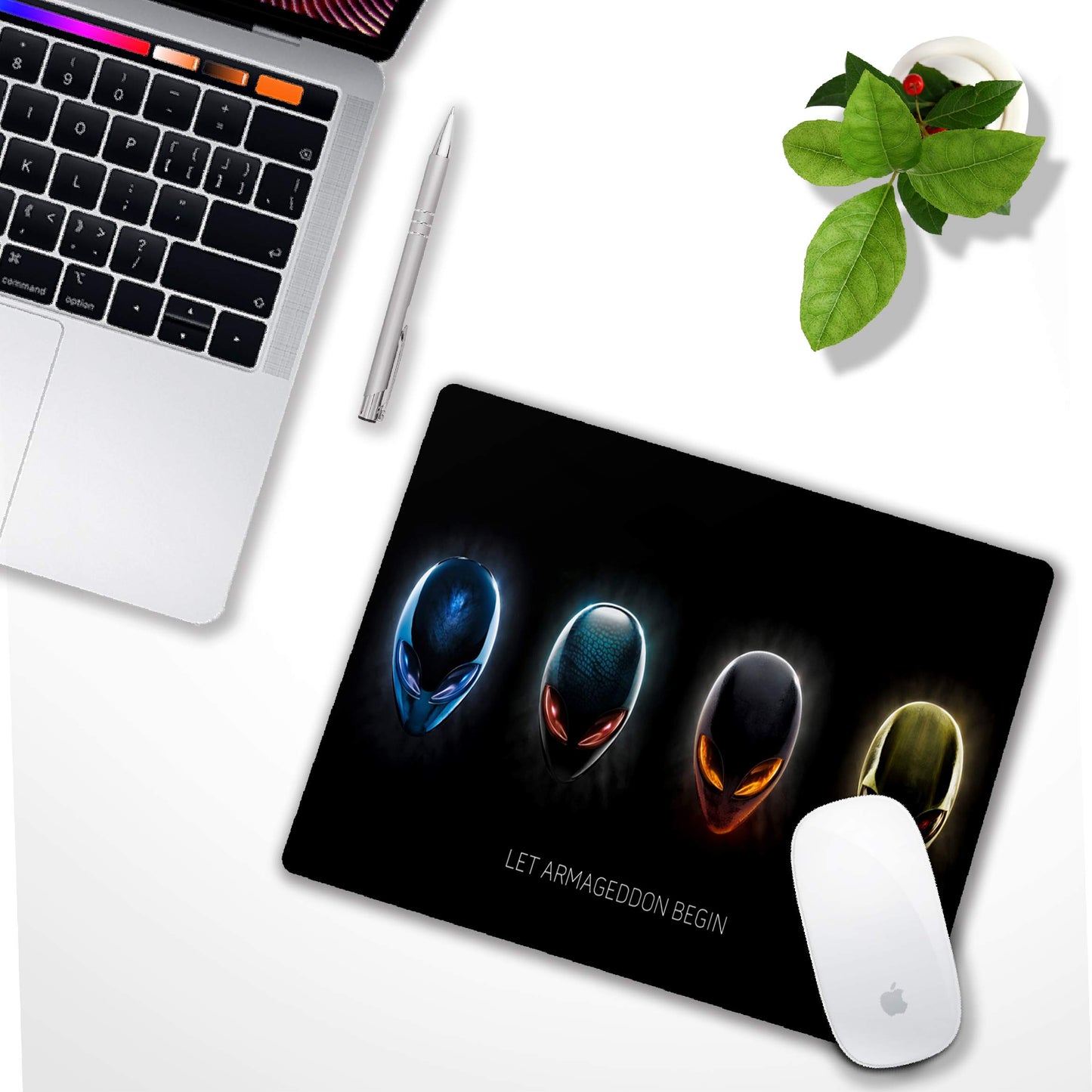 SHALYSONG Alien Mouse pad, Personalized Design sci-fi Computer Mouse pad