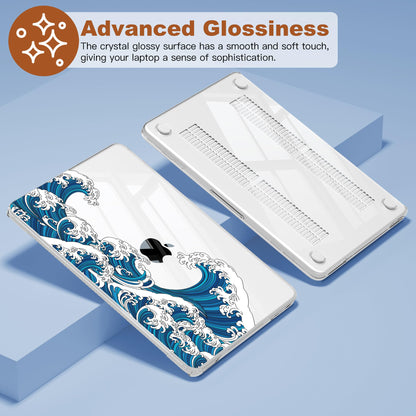 CISSOOK Compatible with MacBook Air 13.6 inch Case M2 M3 M4 M5 Ocean