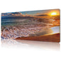 NIYLYNSYN Mouse Pad Large Nice Sunset Non-Slip Game Desk Mat with Stitched Edge Laptop Keyboard Desk Pad for Work Home Gaming (35.4 x 15.7 Inches)