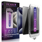 SHANG PIN JIA 2 Pack Screen Protector Tempered Glass for iPhone 15 Pro Max 6.7-Inch Auto Dust Removal, No Bubbles, High Definition Clear, Easy Installation