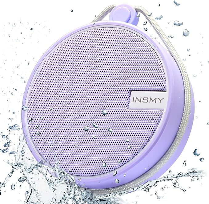 INSMY C12 IP67 Waterproof Shower Bluetooth Speakers Portable Small Speaker