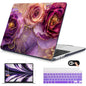 Mektron for 2026 MacBook Air 13-inch M5 Laptop Case A3449 with 13.6-inch Liquid Retina Display Fits 2025 A3240 M4 2024 A3113 M3 2023 A2681 M2 Printed Shell for MacBook Air 13.6", Dahlia Flower C035