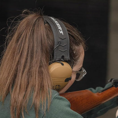 Walker's Razor Slim Ultra Low Profile Compact Design Adjustable Range Shooting Hunting Hearing Protection Electronic Earmuffs