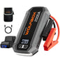 WOLFBOX 3000A Jump Starter,12V Car Battery Jump Starter with 65W Fast Charging, LED Display,59.2Wh Portable Jump Starter Battery Pack(8L Gas 6L Diesel Engine) with Booster,LED Light,Jumper Cables