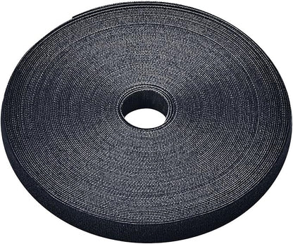 Pasow fastening tape Cable Tie Double Side Nylon Power Wire Management 3/4Inch 1 Roll Hook (25 Yards, Style 2)