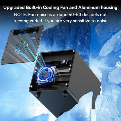 Hybrid 2*2.5/3.5" SATA HDD/SSD+6* M / B+M Key M.2 NVMe Enclosure with Cooling Fan and USB A/C 3.2 Gen 2, Hard Drive Enclosure Support 92TB(2*22TB HDD+6*8TB 2230/2242/2260/2280/22110 SSDs)