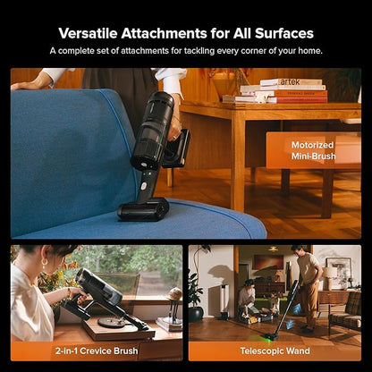 roborock H60 Hub Ultra Cordless Vacuum Cleaner with Auto-Empty Dock, Upgraded 210AW Suction Stick Vacuum for Home and Hard Floors, 90-Min Runtime, Anti-Tangle Brush, 140° Green LED Dust Detection