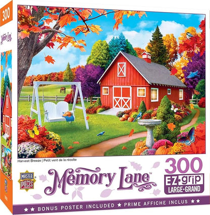 Masterpieces 300 Piece EZ Grip Jigsaw Puzzle - Harvest Breeze - 18"x24"