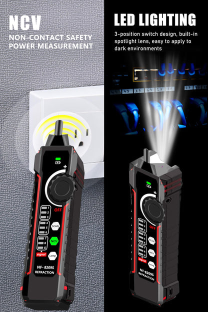 NF-8209S Network Cable Tester,Ethernet Toner for POE/Cat5/Cat7/Cat6a/Cat6