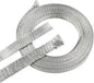Tinned Copper Metal Braid Sleeving Wire Shielding Sleeve Braided Copper Ground Straps EMI/RFI Interference Expandable Flat Mesh Shielding Cable for Protect Wire (1/2inch-22ft)