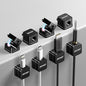 8 Pack Magnetic Cable Clips for Desk, Strong Adhesive Cord Organizer for Cable Management, Reusable Cord Management to Keep Wires Neat for Home, Office, Car & Nightstand