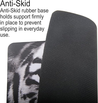 Mouse Pad, Gaming Mouse Pad, Non-Slip Rubber Base Mouse Mat with Designs for Laptop, Computer & Office, 9.5 x 7.9 x 0.12 inches (Tiger face)