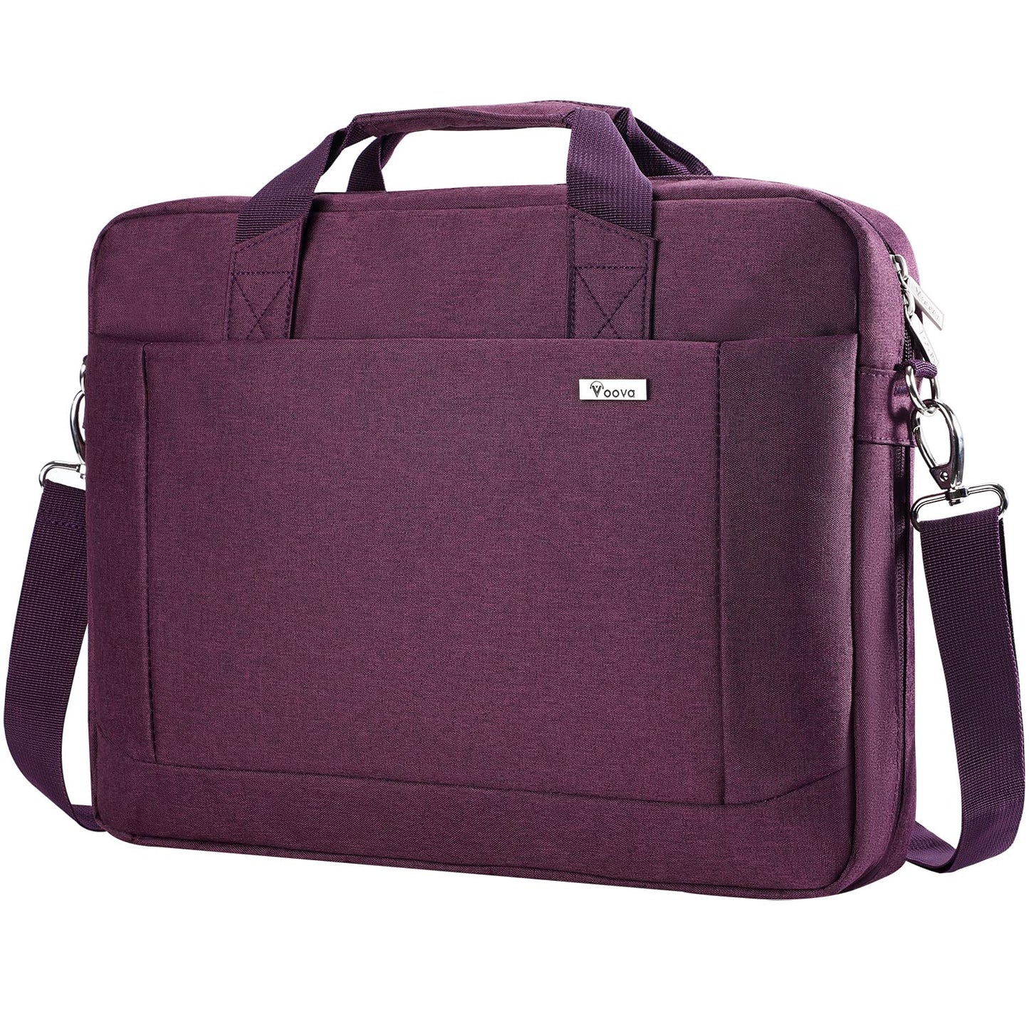 Voova 15.6-15 Inch Laptop Bag, Computer Bag, MacBook Bag, Dark Purple