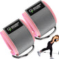 Gradient Fitness Ankle Straps (2 Pack) - Ankle Bands for Workouts, Cable Machine Attachments (Pink|Grey)