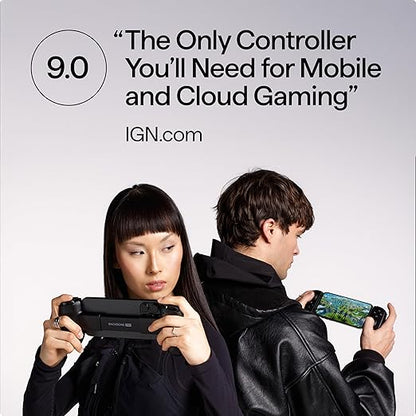 BACKBONE Pro Mobile Gaming Controller for iPhone 15/16 Series+ and Android, USB-C & Bluetooth, Play Anywhere on Any Screen, Premium Quality & Pro-Level Comfort, Android & iPhone Game Controller