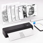 vretti P83 Portable Printers Wireless for Travel, A4 Portable Thermal Printer, Mobile Inkless Printer Compatible with Phone & Laptop, Supports 8.5 x 11 US Letter for Car School Office Home Use, Black