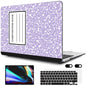 MEEgoodo for MacBook Air 13 inch Case 2021 2020 2019 2018 Released A2337 M1 A2179 A1932 with Touch ID, Plastic Hard Shell & Keyboard Cover Compatible with MacBook Air Case 13.3,Trendy Bow & Hearts
