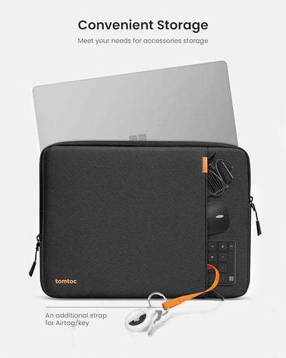 tomtoc 360 Protective Laptop Sleeve for 13-inch New Surface Pro 11th, Copilot+PC 2024, Surface Pro 10/9/8/X with Signature Keyboard/X Keyboard, Shockproof Water-Resistant Notebook Surface Case Bag