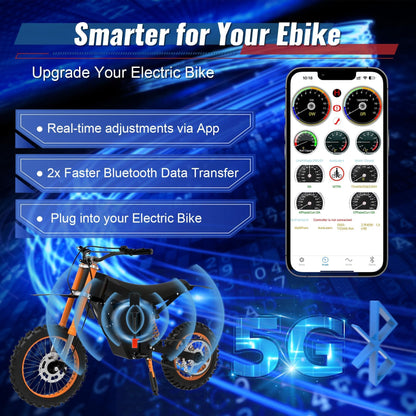 LONGSURE Bluetooth Dongle/Adapter for Ebike Compatible with Fardriver
