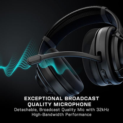 Turtle Beach Atlas Air Wireless Open Back PC Gaming Headset - PC, PS5, PS4, Mobile - 24-bit High-Fidelity Audio, Broadcast Grade Mic, Bluetooth, Floating Earcup, Memory Foam Cushions, 50-Hr Battery