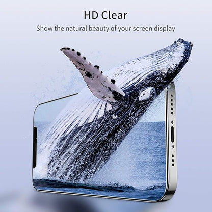 UNBREAKcable Shatterproof Tempered Glass Screen Protector for iPhone 12/12 Pro [3-Pack] [Easy Installation Frame] [9H Hardness] [99.99% HD Clear] [Bubble Free] for Apple 6.1''