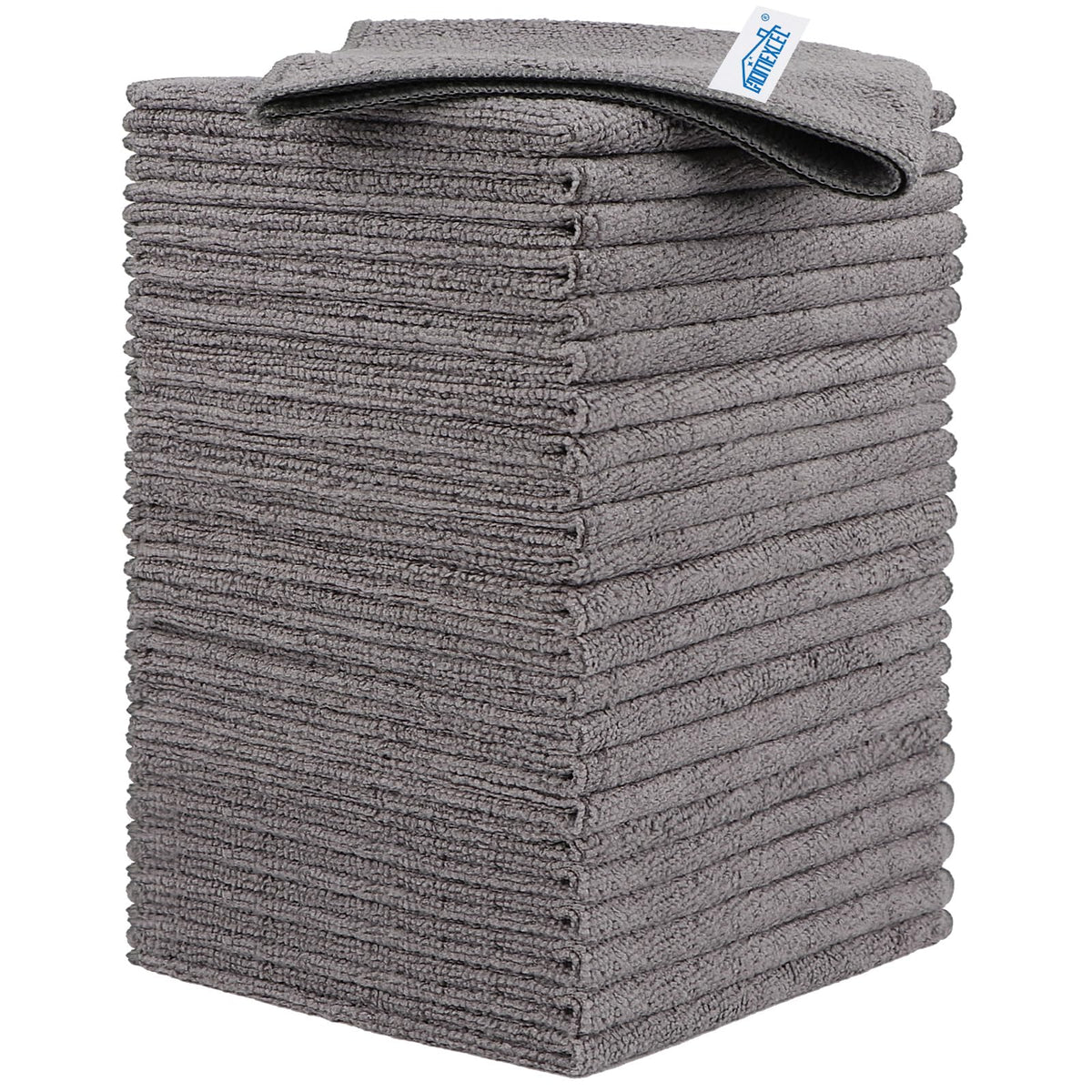 HOMEXCEL 100PK Microfiber Cleaning Cloth, Cleaning Rag for Home, 11.5x11.5