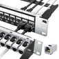 Jadaol [UL Listed] 24 Port Patch Panel Rackmount or Wall Mount 19-Inch 1U