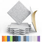12 Pack Hexagon Acoustic Panels Self Adhesive Sound Proof Foam(Silver Gray)