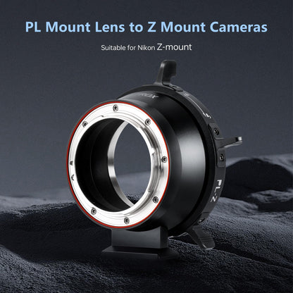 VILTROX PL-Z Lens Adapter, Lens Converter Ring Camera Lens Mount Adapter Ring Compatible with PL Lens to to Z Mount Nikon Mirrorless Camera Z5 Z50 Z6 Z6II Z7 Z7II Zfc