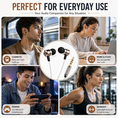 Sephia SP3060VC Earbuds Wired in-Ear Headphones with Mic