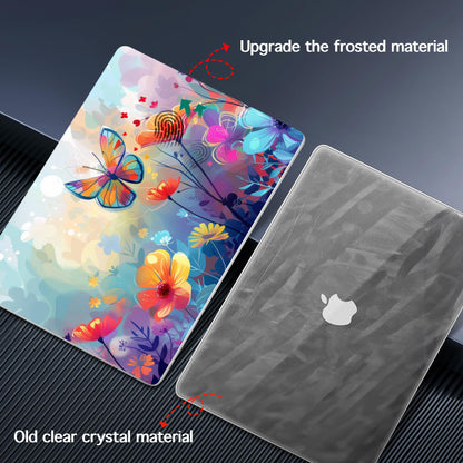 Lepeoac Case for 2026-2021 MacBook Pro 16-inch M5, Flowers & Butterflies