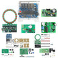 Soldering Practice Kit 5in1 DIY Power Amplifier Circular LED Vibration Alarm Anti-Theft Infrared Sensing Alarm Kit Plug-in Circuit Learn Soldering Kit for Beginners